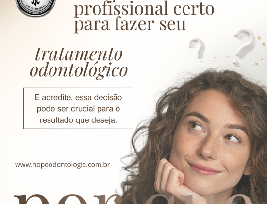 ESCOLHENDO O PROFISSIONAL CERTO