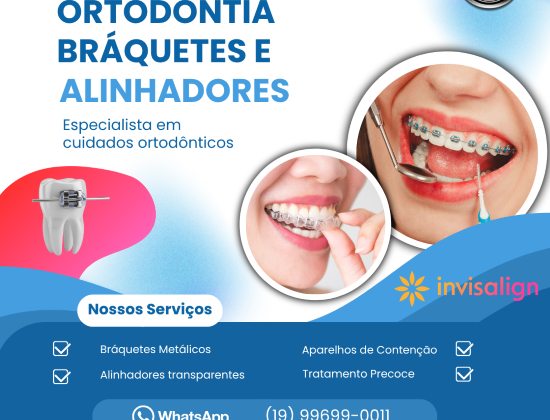 BRÁQUETES E ALINHADORES TRANSPARENTES